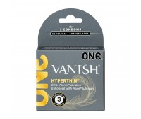 Презервативы ONE Vanish Hyperthin 3 шт, картонная коробка