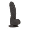 Фаллоимитатор ADDICTION Ben 7" Dildo With Balls Black, вибропуля в подарок