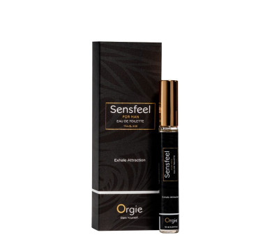 Мужские духи с феромонами Orgie – Sensfeel for Man Travel Size (10 мл), цитрусово-древесный аромат