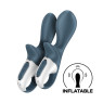 Анальный вибратор Satisfyer Air Pump Booty 2, надувается
