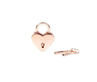 Замочек Liebe Seele Heart Shape Padlock Rose Gold (2 шт)