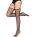 Чулки Leg Avenue Daisy Dot Fishnet Stockings One Size Black
