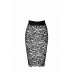 Юбка Noir Handmade F302 Ambivalence lace up midi skirt - M