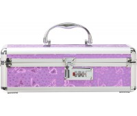 Кейс для хранения секс-игрушек Powerbullet - Lockable Vibrator Case Purple с кодовым замком