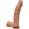 Фаллоимитатор Doc Johnson The D - Ragin D - 9 Inch With Balls - ULTRASKYN - Caramel