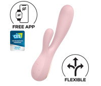 Смарт вибратор-кролик Satisfyer Mono Flex Mauve (мятая упаковка!!!) Смарт вибратор-кролик Satisfyer Mono Flex Mauve (мятая упаковка!!!)