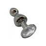 Анальная пробка Wooomy Lollypop Double Ball Metal Plug L