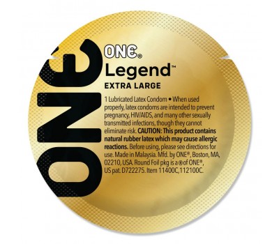 Презерватив ONE Legend Extra Large 1 шт