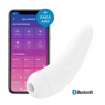 Вакуумный клиторальный стимулятор Satisfyer Curvy 2+ White (мятая упаковка)