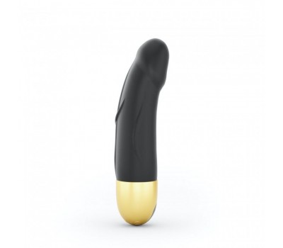 Вибратор Dorcel Real Vibration S Gold 2.0, диам 3,7см, перезаряжаемый, для точки G, водостойкий