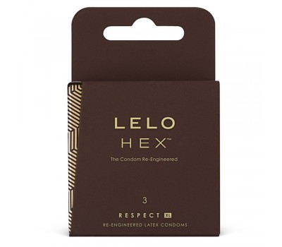 Презервативы LELO HEX Condoms Respect XL 3 Pack