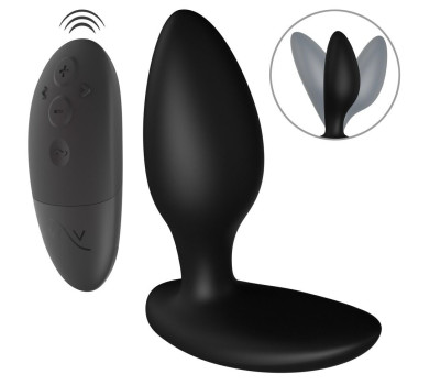 Анальная смарт-вибропробка We-Vibe Ditto+ Satin Black с пультом ДУ