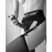 Трусы для страпона с подвязками для чулок Strap-On-Me REBEL HARNESS - XS (мятая упаковка!!!)