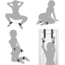 БДСМ-набор LOCKINK YEAHWOW Door Swing & Leg Spreader Bondage set