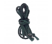 Джутовая веревка BDSM 8 метров, 6 мм, цвет зеленый