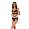 Комплект DOLLY SET WITH OPEN BRA black XXL/XXXLPassion