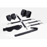 Набор Feral Feelings BDSM Kit 5 Black, наручники, поножи, коннектор, маска, паддл