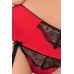 BRIDA SET WITH OPEN BRA red S/M - Passion Exclusive