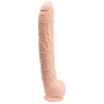 Фаллоимитатор Doc Johnson Dick Rambone Cock White в ПЭ пакете!, ПВХ.диаметр 6см, длина 42см