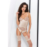 LOTUS CORSET cream L/XL - Passion Exclusive