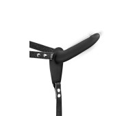Страпон с вибрацией Fetish Tentation Vibrating Strap-On with Dildo Black (мятая упаковка!!!)