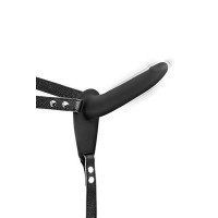 Страпон с вибрацией Fetish Tentation Vibrating Strap-On with Dildo Black (мятая упаковка!!!)