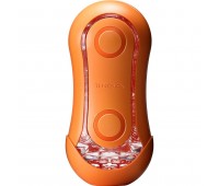 Мастурбатор Tenga Flip Orb — Sunset Orange, с изменяемым сжатием, со стимулирующими шариками внутри