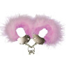 Наручники металлические Adrien Lastic Handcuffs Pink (разрез на упаковке)