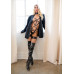 Боди-портупея Leg Avenue Patent Leather Harness Teddy S