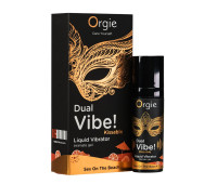 Жидкий вибратор Orgie - Dual Vibe! Sex On The Beach Kissable Liquid Vibrator (15 мл)
