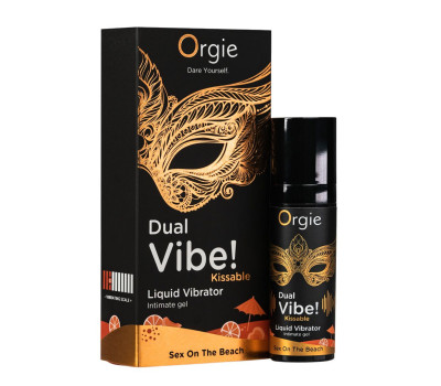 Жидкий вибратор Orgie - Dual Vibe! Sex On The Beach Kissable Liquid Vibrator (15 мл)