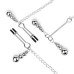 Зажимы для сосков и клитора Bedroom Fantasies: Nipple and Clitoris Clamps - Silver