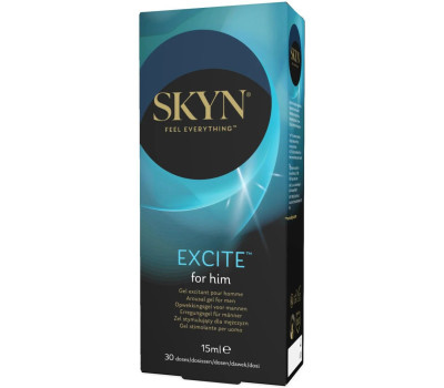 Распродажа!!! Стимулирующий гель для пениса SKYN Excite for him 15 мл (срок 31.08.2026)
