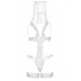 Leg Avenue G-string teddy, veil & garter White O/S