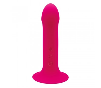 Дилдо с вибрацией Adrien Lastic Hitsens 2 Pink, отлично для страпона, макс диаметр 4см, длина 17,2см