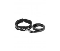 Поводок Fetish Tentation Premium Patent leather chocker and leash