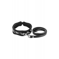 Поводок Fetish Tentation Premium Patent leather chocker and leash