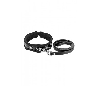 Поводок Fetish Tentation Premium Patent leather chocker and leash