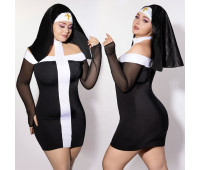 Эротический костюм монашки JSY P61130 Plus Size