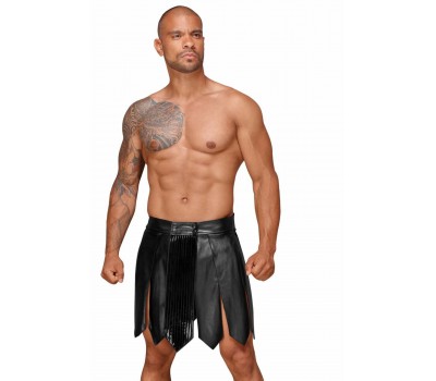 Мужская юбка гладиатора Noir Handmade H053 Eco leather men's gladiator skirt - S