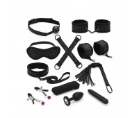 Набор Liebe Seele Black Lace and Neoprene 11pcs Bondage Kit