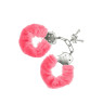 Наручники S Pleasures Furry Cuffs Pink (мятая упаковка!!!)