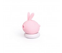 Вакуумный клиторальный стимулятор с вибрацией KisToy Too Simple Pink