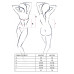 CAMILLE CORSET black 6XL/7XL - Passion