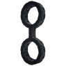 Наручники силиконовые Doc Johnson The Cuffs Large - Black