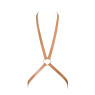 Портупея Bijoux Indiscrets MAZE - 8 Harness Brown, экокожа