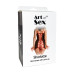Сексуальное платье из сетки Art of Sex- Sharlotte черно/красное XS-M