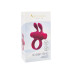 Эрекционное виброкольцо S Pleasures Premium Rabbit Ring, розовое, со съемной вибропулей и ушками