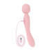 Вибромассажер Good Vibes Only - SIMI Double-Sided Wand Vibrator Soft Silicone - Pink