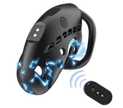 Клетка для члена с электростимуляцией LOCKINK SEVANDA Nautilus Estim Chastity Cage